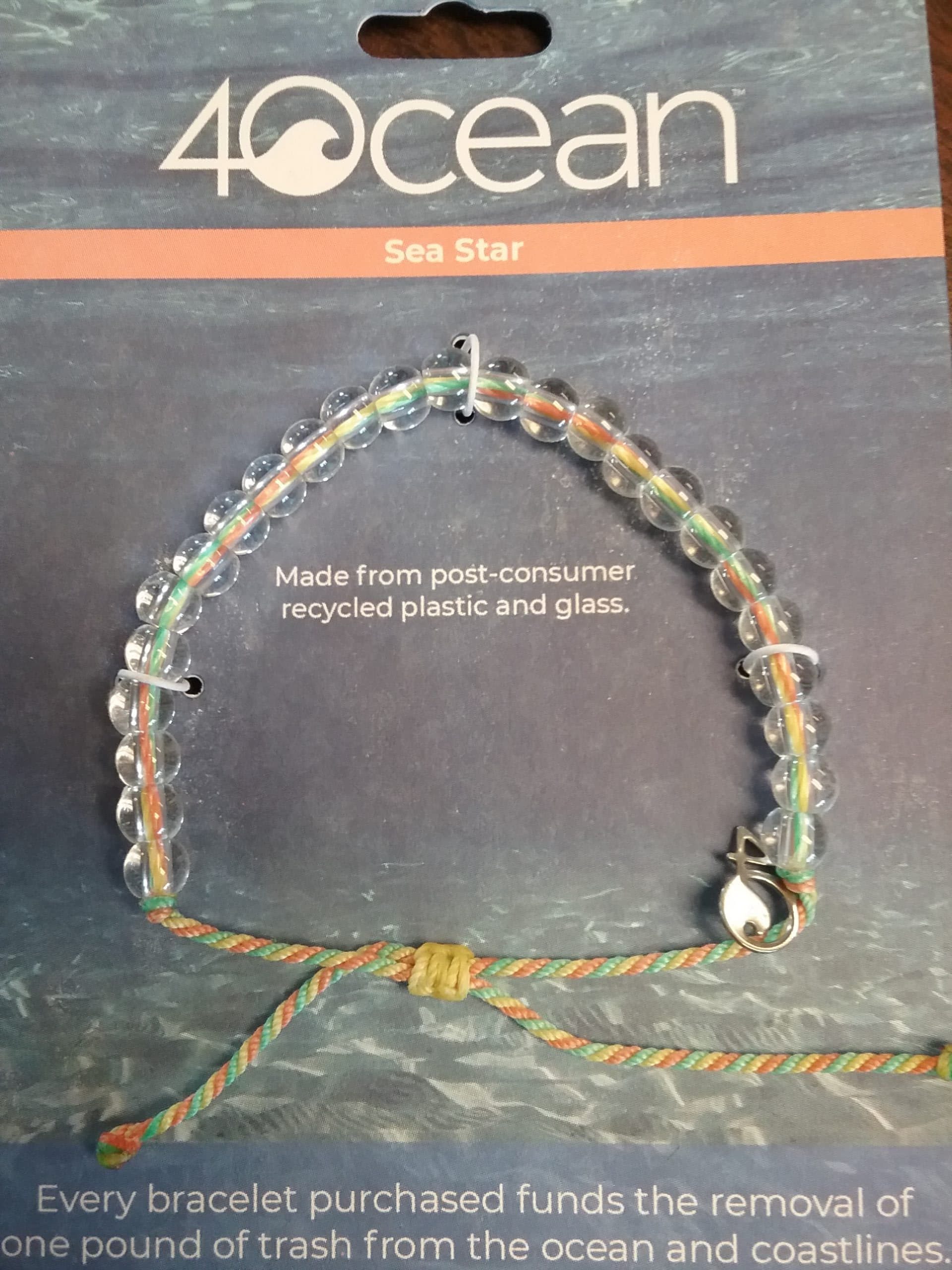 ocean trash bracelet