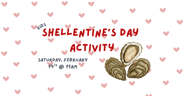 Kids Activity -Shellentines Day Activity: 11 AM Free for kids!